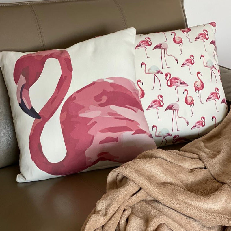 Capa de almofada Flamingo